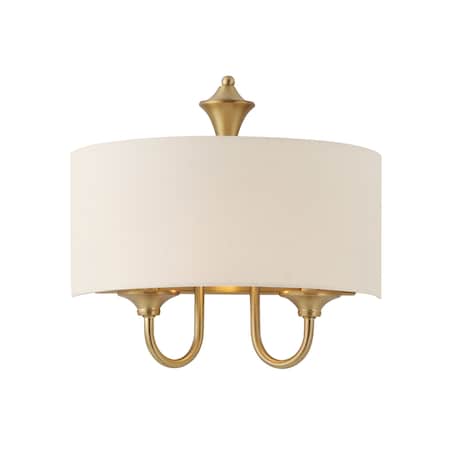 Maxim Lighting Bongo 1-Light Wall Sconce, Natural Aged Brass 10012OMNAB
